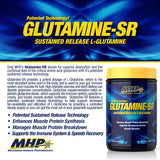 Maximum Human Performance L-Glutamine-SR 113g supplement packaging