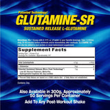 Maximum Human Performance L-Glutamine-SR 113g supplement side view