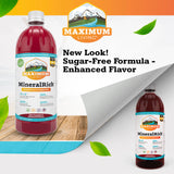 Maximum Living Trace Minerals 454g bottle side view