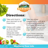 Maximum Living Trace Minerals 454g bottle with measuring cap