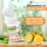 Maximum Slim Garcinia Cambogia Green Coffee Bean Extract capsule close-up
