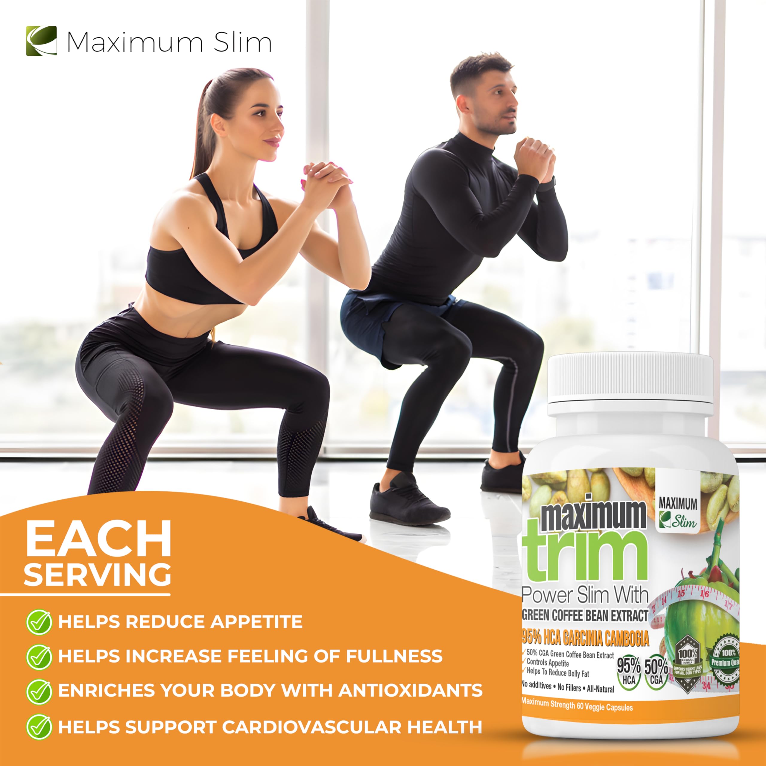 Maximum Slim Garcinia Cambogia Green Coffee Bean Extract ingredients list
