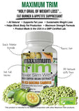 Maximum Slim Garcinia Cambogia Green Coffee Bean Extract side view