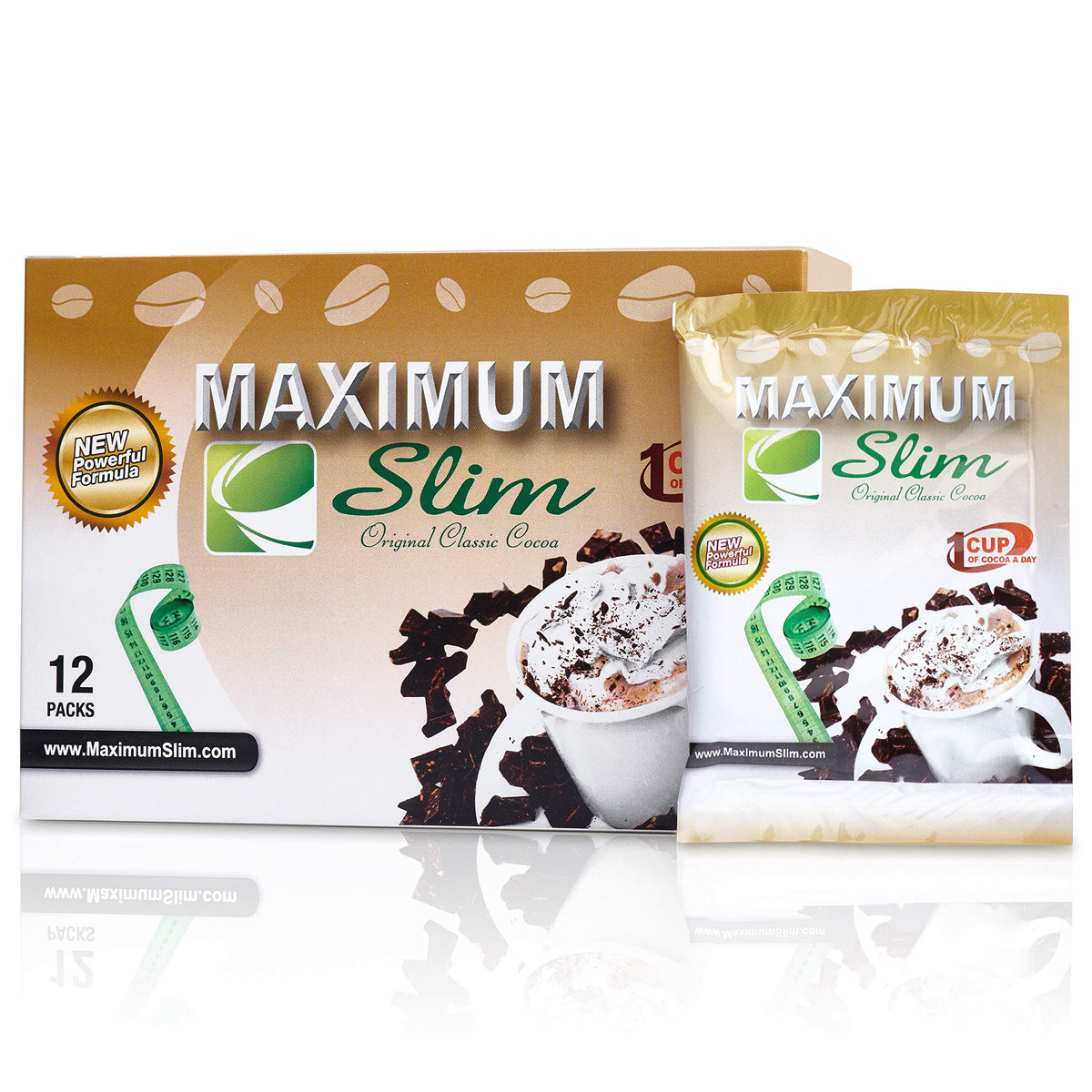 Maximum Slim Premium Classic Cocoa 408g front view