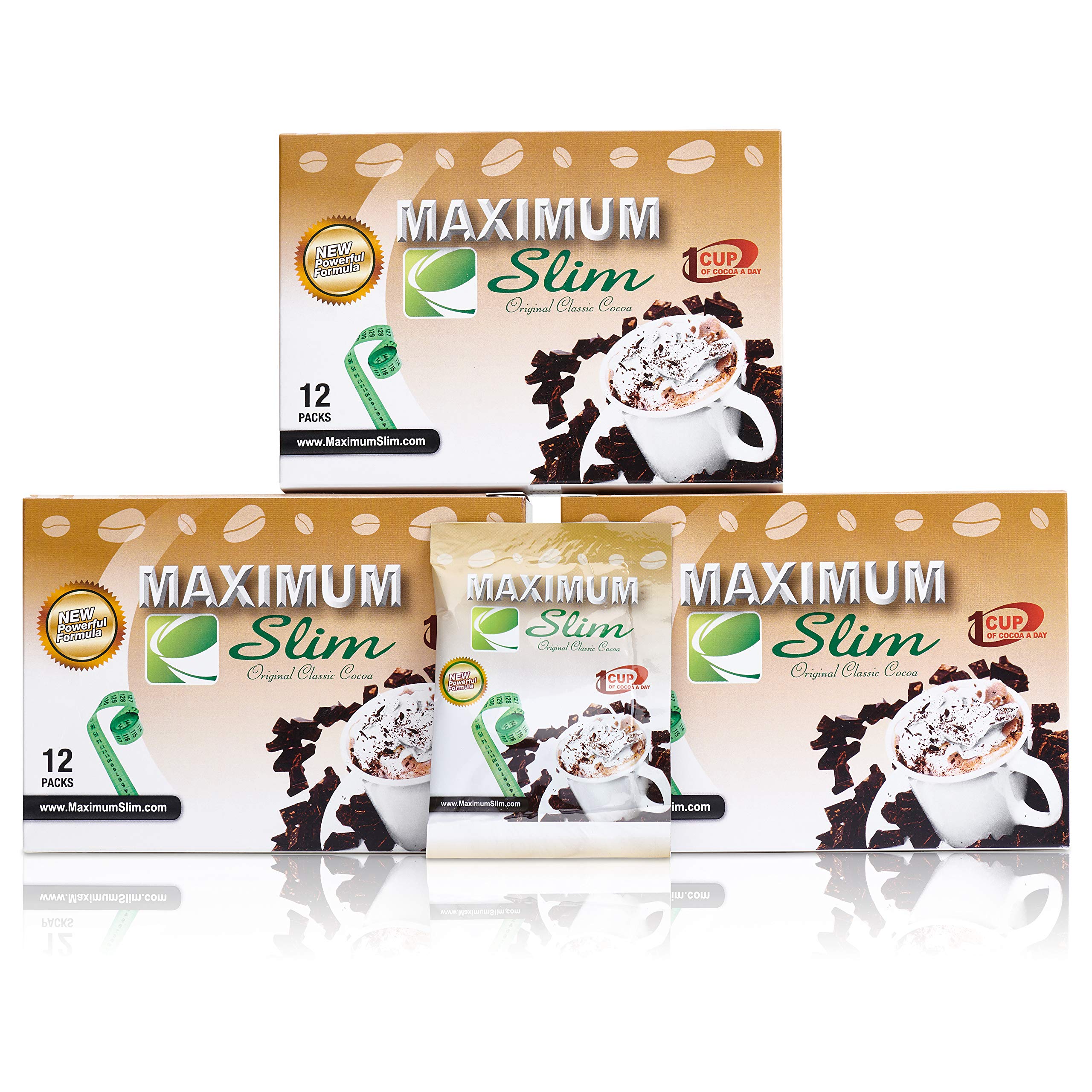 Maximum Slim Premium Classic Cocoa 408g side view