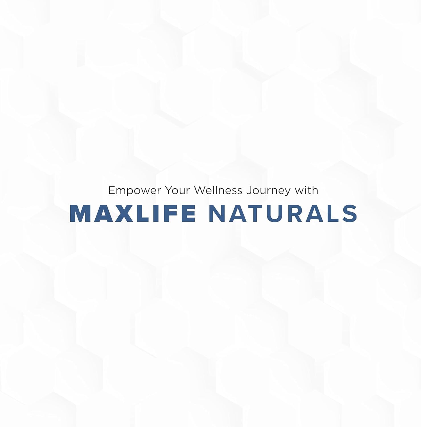 MAXLIFE NATURALS Day Chill Mood Supplement bottle next to a glass of water