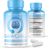 MAXLIFE NATURALS Day Chill Mood Supplement front view with 60 capsules