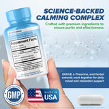 MAXLIFE NATURALS Day Chill Mood Supplement ingredients list on the back of the bottle