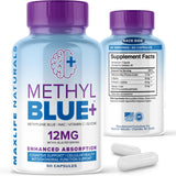 MAXLIFE NATURALS Methylene Blue Capsules 12mg front view
