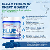 MAXLIFE NATURALS Methylene Blue Gummies blue raspberry flavour