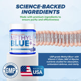 MAXLIFE NATURALS Methylene Blue Gummies close-up of gummies