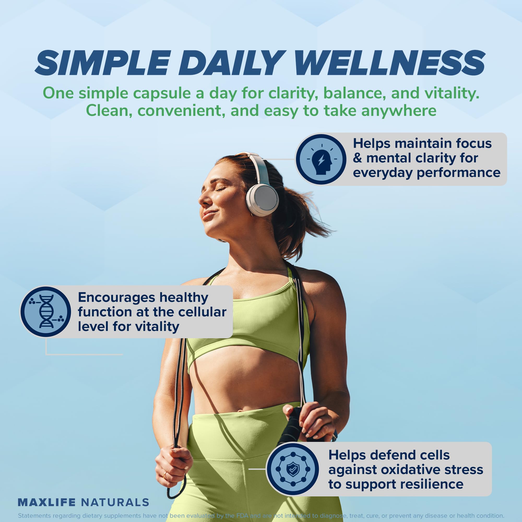 MAXLIFE NATURALS Methylene Blue Gummies packaging details
