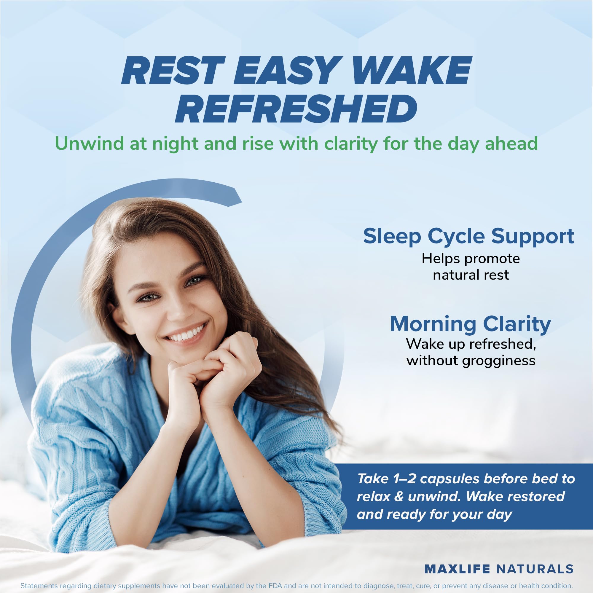 MAXLIFE NATURALS Sleep Supplement ingredients list
