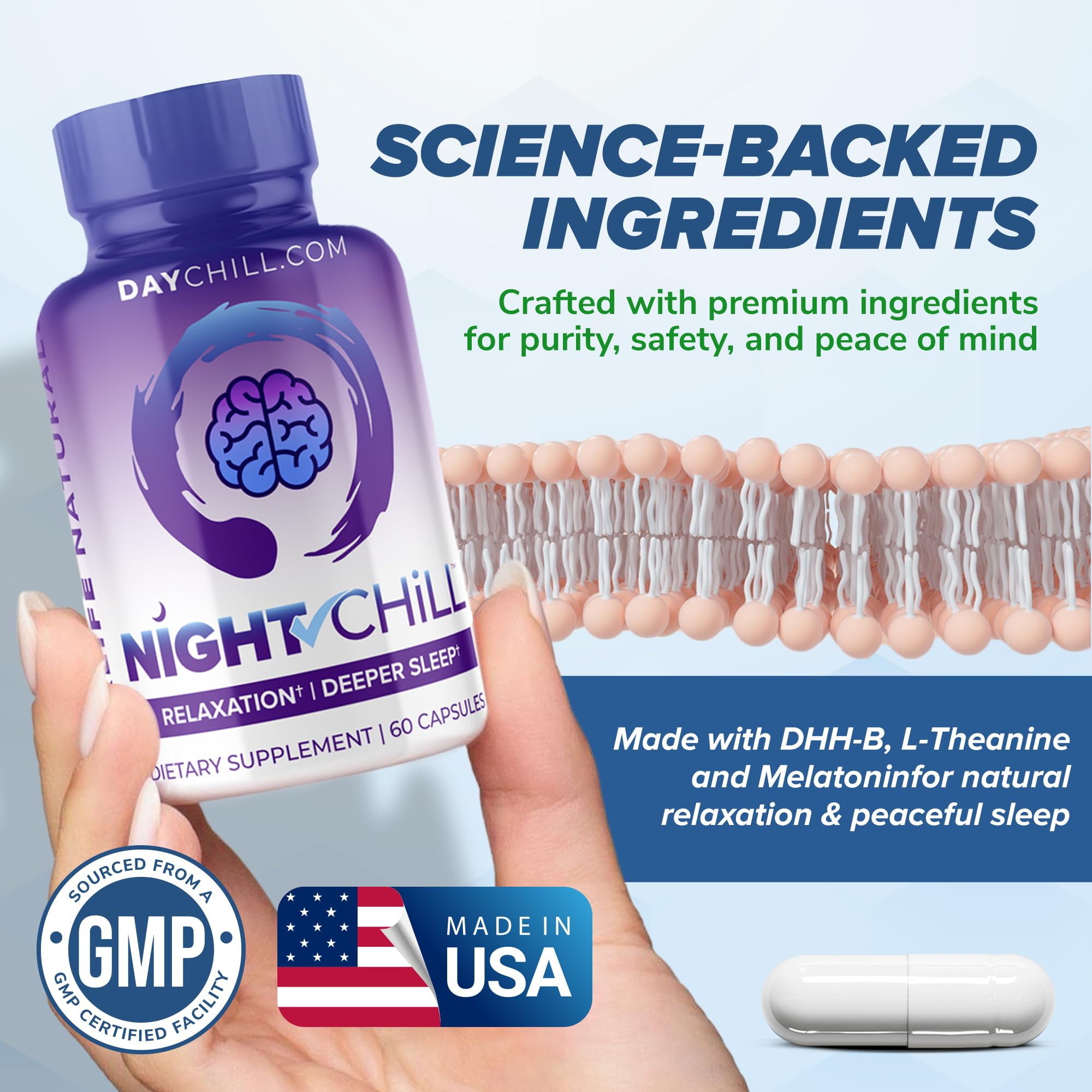 MAXLIFE NATURALS Sleep Supplement packaging details