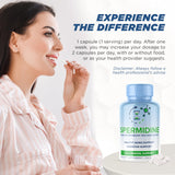 MAXLIFE NATURALS Spermidine 3HCL 120 Capsules close-up