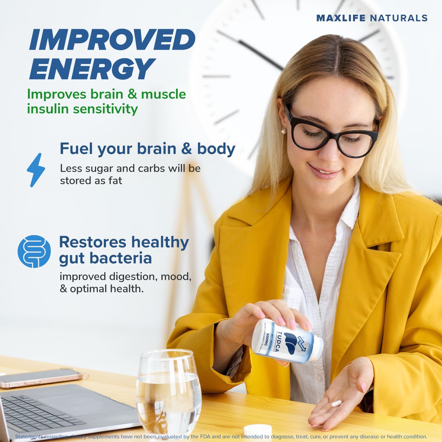 MAXLIFE NATURALS TUDCA supplement ingredients list