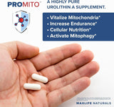 MAXLIFE NATURALS Urolithin A 500mg capsules packaging