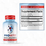 MAXLIFE NATURALS Urolithin A 500mg capsules side view