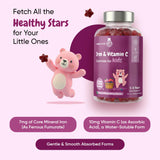 maxmedix Kids Iron Gummies mixed berry flavour close-up