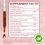 MaxuraFit Cinnamon Berberine Liquid Drops 142g back view