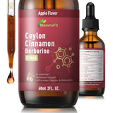 MaxuraFit Cinnamon Berberine Liquid Drops 142g front view