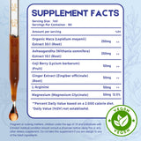 MaxuraFit Maca Root & Ashwagandha Tincture side view