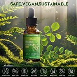 MaxuraFit Moringa Leaf Drops with fresh Moringa leaves