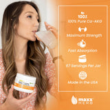 Maxx Herb Calcium Alpha-Ketoglutarate Powder nutritional information