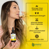 Maxx Herb Lemon Balm Extract 4 Fl Oz bottle side view