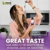 Maxx Herb Passion Flower Extract bottle side view