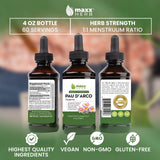 Maxx Herb Pau D'Arco Liquid Extract bottle back view