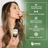 Maxx Herb Pau D'Arco Liquid Extract bottle side view