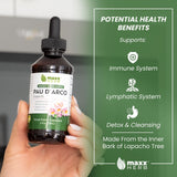 Maxx Herb Pau D'Arco Liquid Extract dosage instructions