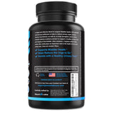 MaxX Labs Cranberry Supplement bottle with a glass of water