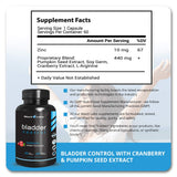 MaxX Labs Cranberry Supplement ingredients list