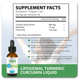 MaxX Labs Turmeric Curcumin Drops ingredients list