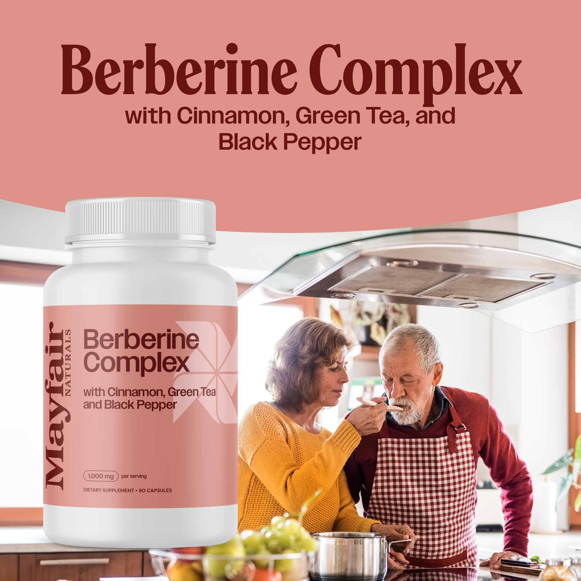 Mayfair Naturals Berberine Complex 90 capsules bottle