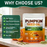 MAYMELOTON Pumpkin Seed Oil softgels in hand