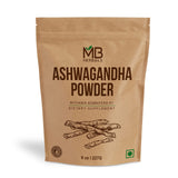 MB Herbals Ashwagandha Powder 8 oz front view packaging