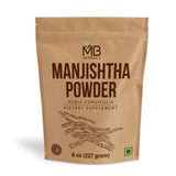 MB Herbals Manjishtha Powder 227g front view with packaging