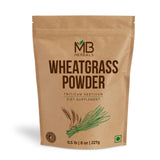 MB Herbals Wheatgrass Powder 240g front view packaging