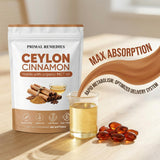 MCArthur Ceylon Cinnamon Liquid Softgels packaging side view