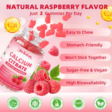 Mchokuu Calcium Citrate Gummies 1200mg gummies in hand