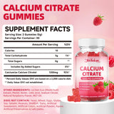 Mchokuu Calcium Citrate Gummies 1200mg raspberry flavour gummies