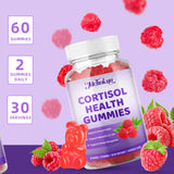 Mchokuu gummies displayed with fresh raspberries
