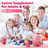 Mchokuu L-Lysine Gummies 1000mg bottle side view