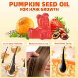 Mchokuu Pumpkin Seed Oil Gummies nutritional information on packaging