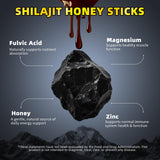 Mchokuu Shilajit honey stick with honey drizzling