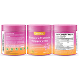 Mchokuu Slippery Elm Gummies for Women with a lifestyle background