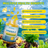 Mchokuu Vegan Omega-3 Gummies on a wooden table